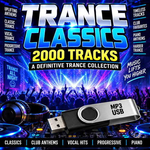 2000 trance classics mp3 usb - classics,